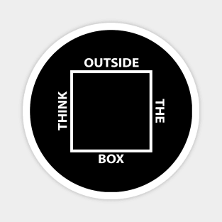 Think Outside The Box Magnet